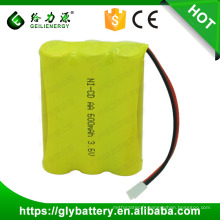 Geilienergy NI-CD AA 3.6V 600mah Battery Packs For Cordless Phone